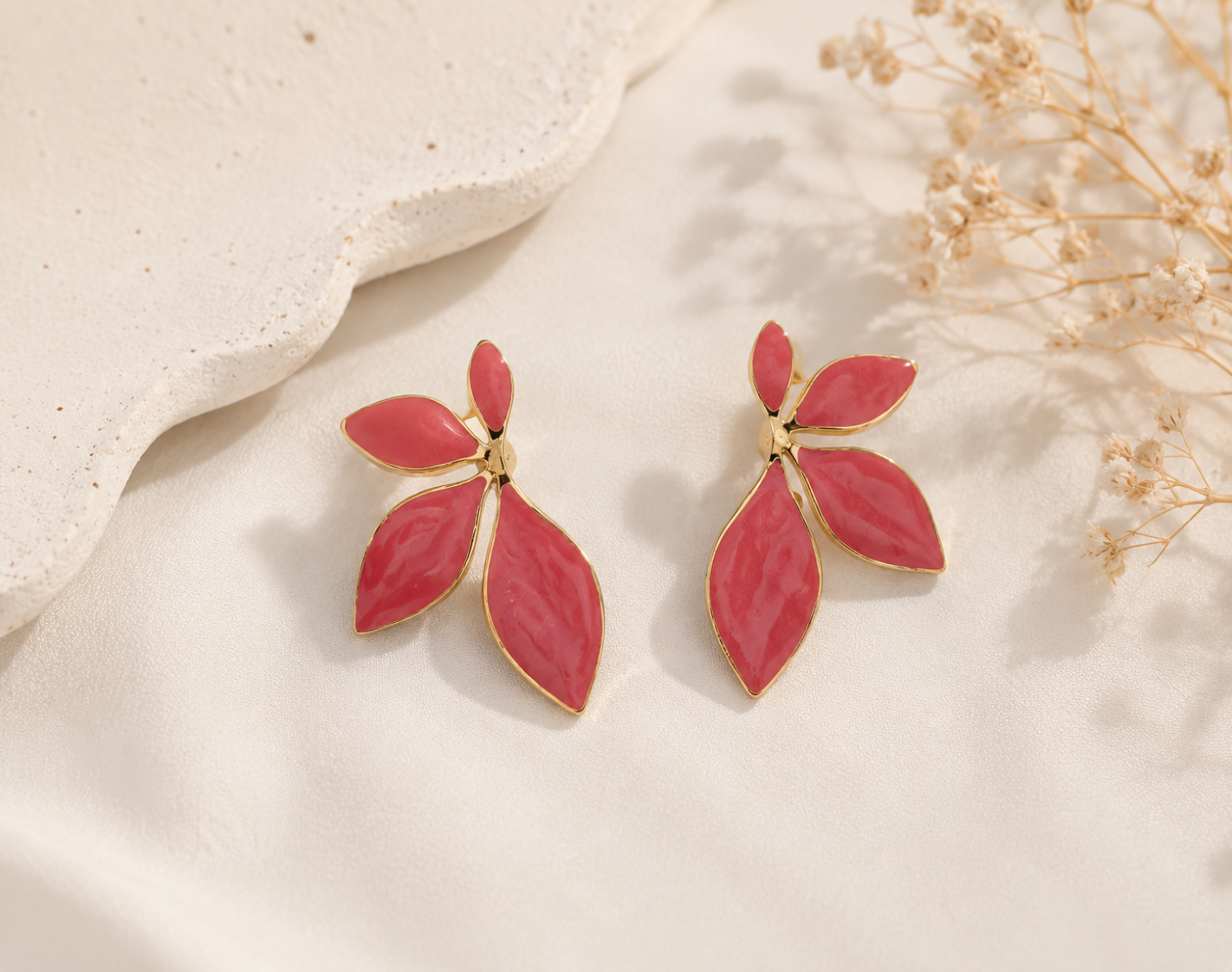 Boucles d'oreilles floral