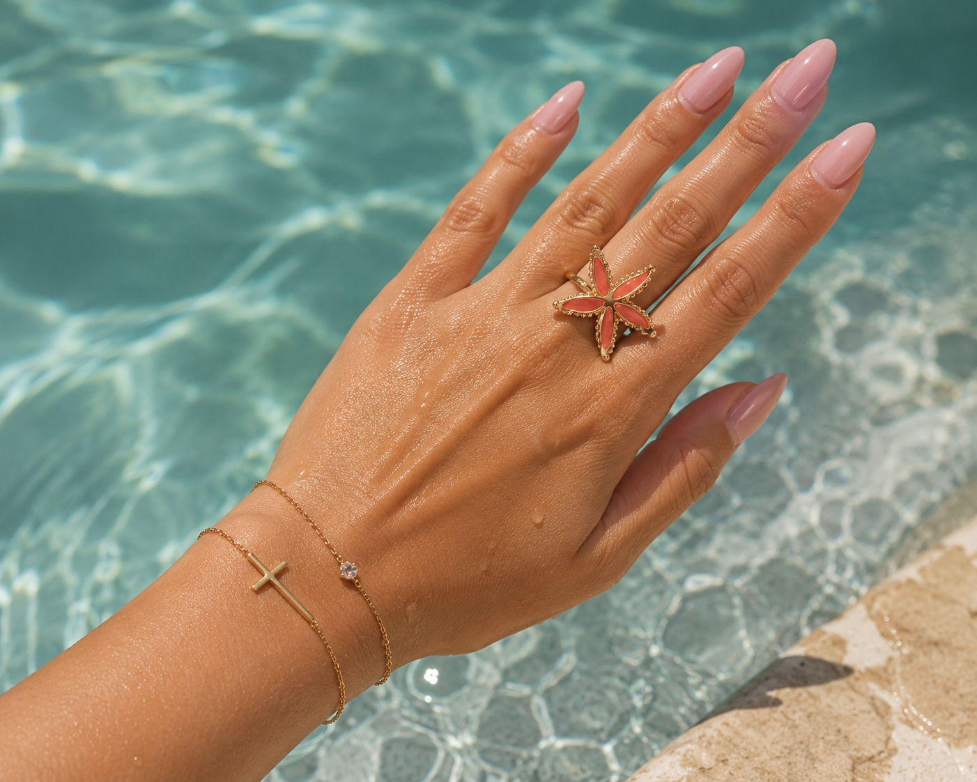 Bague étoile de mer