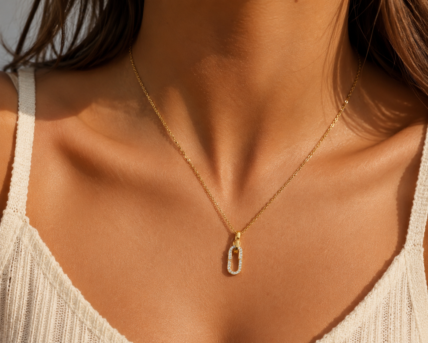 Collier Aura à strass