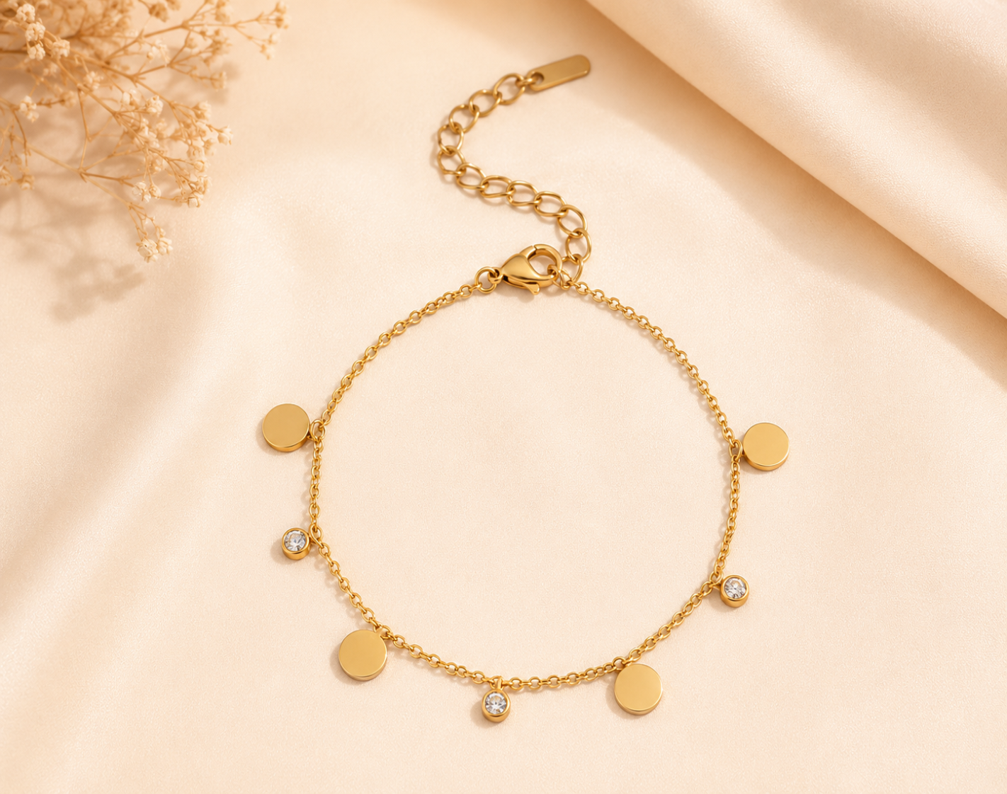 chaine de cheville strass