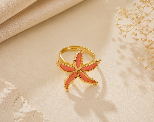 Bague étoile de mer
