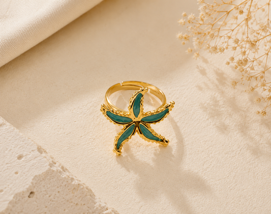 Bague étoile de mer