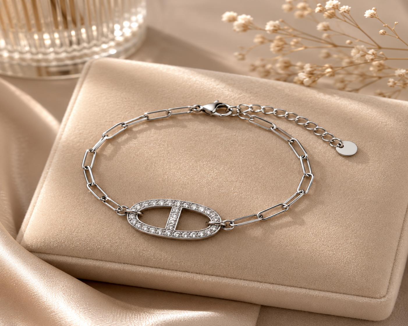 Bracelet élégance à strass