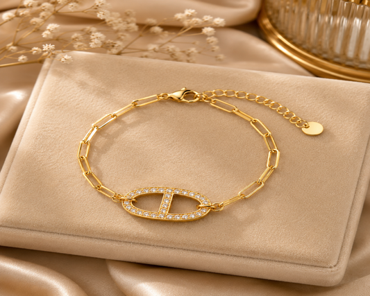 Bracelet élégance à strass