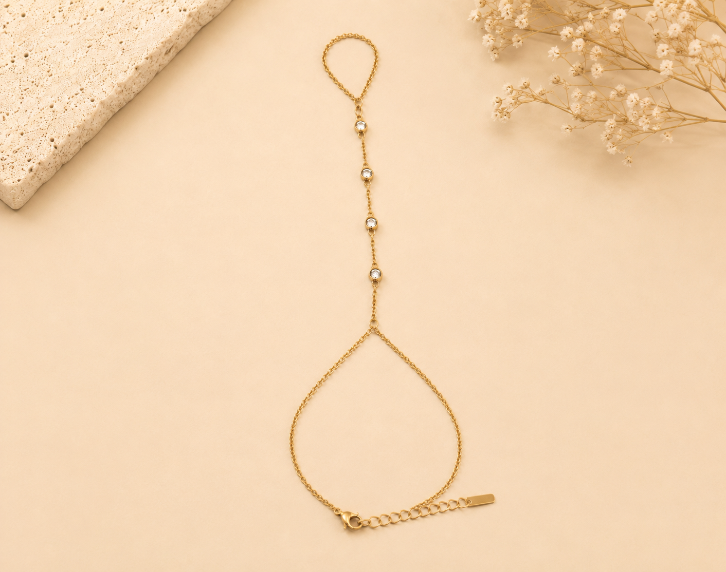 Chaine de main à strass