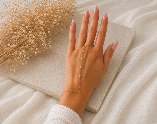 Chaine de main à strass